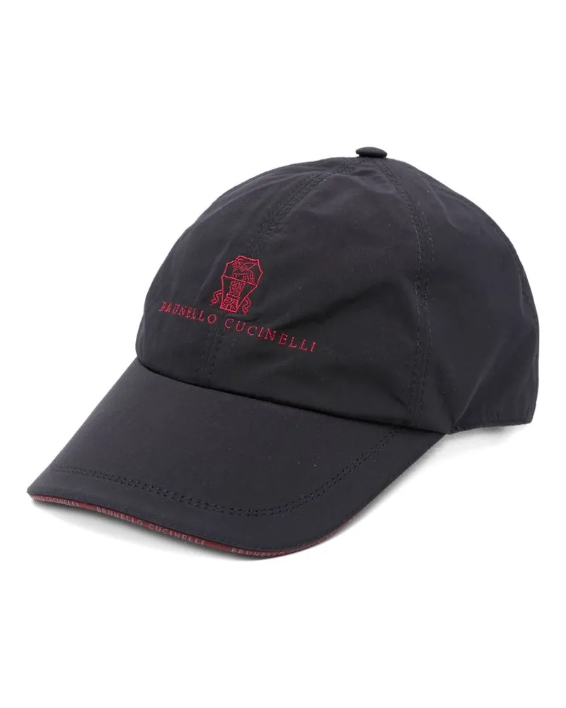 Brunello Cucinelli Baseballkappe von  Logo Blue