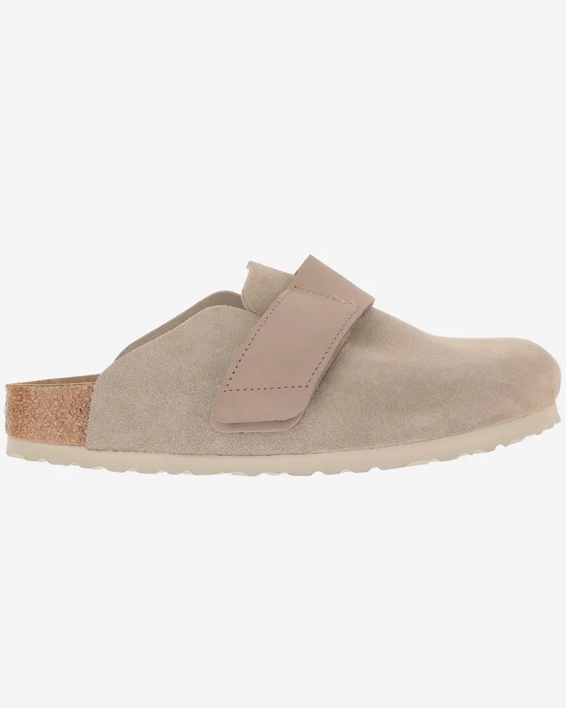 Birkenstock Loma Nubuck Mules Beige