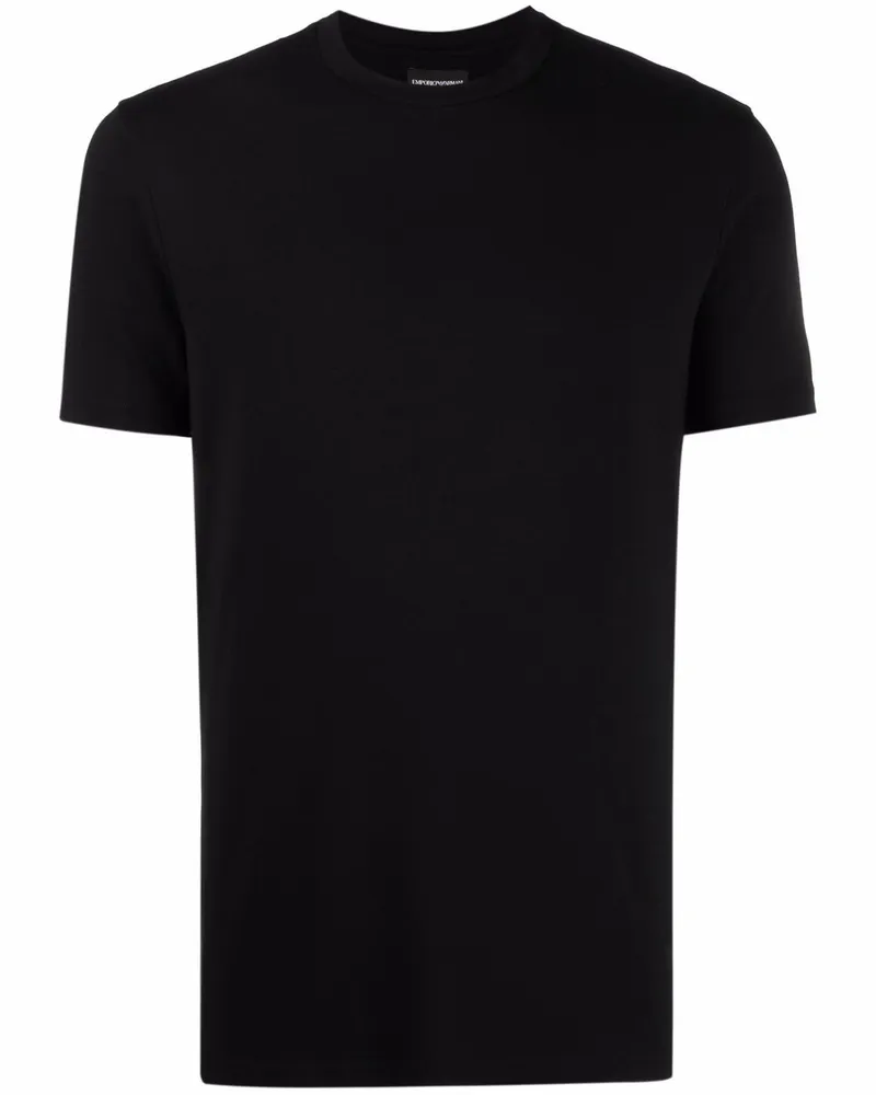 Emporio Armani Logo T -Shirt Black