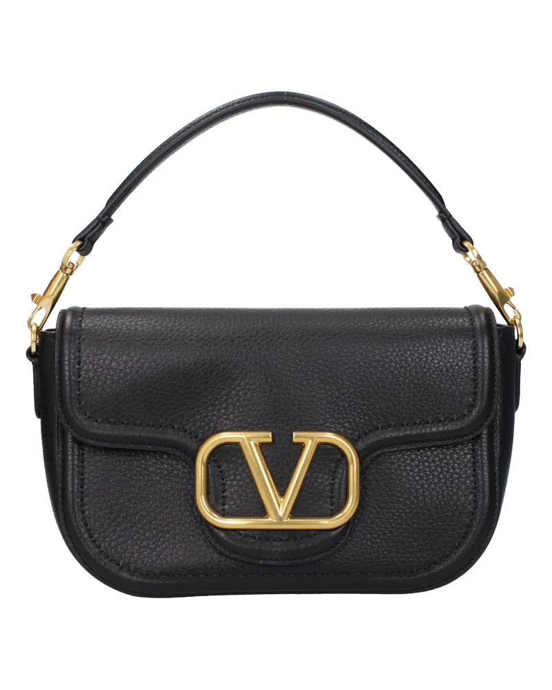 Valentino Garavani Alltime Damens Handtasche aus schwarzem Leder -
