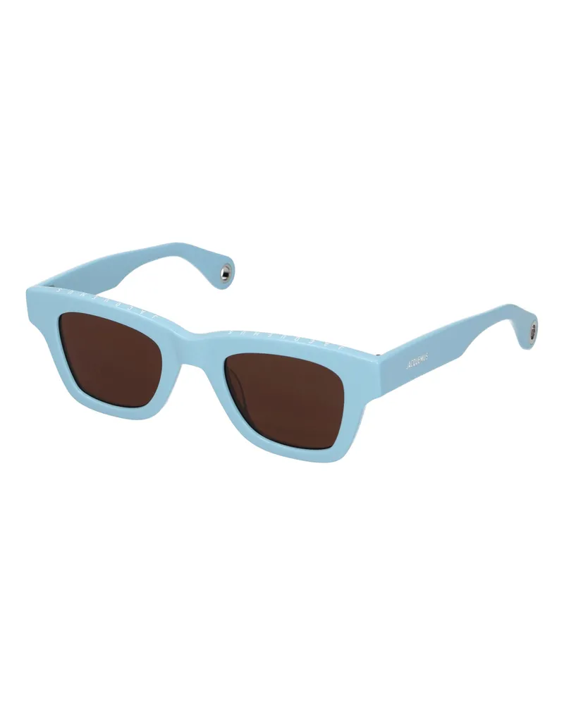Jacquemus Damens Sonnenbrille Acetat Blau -