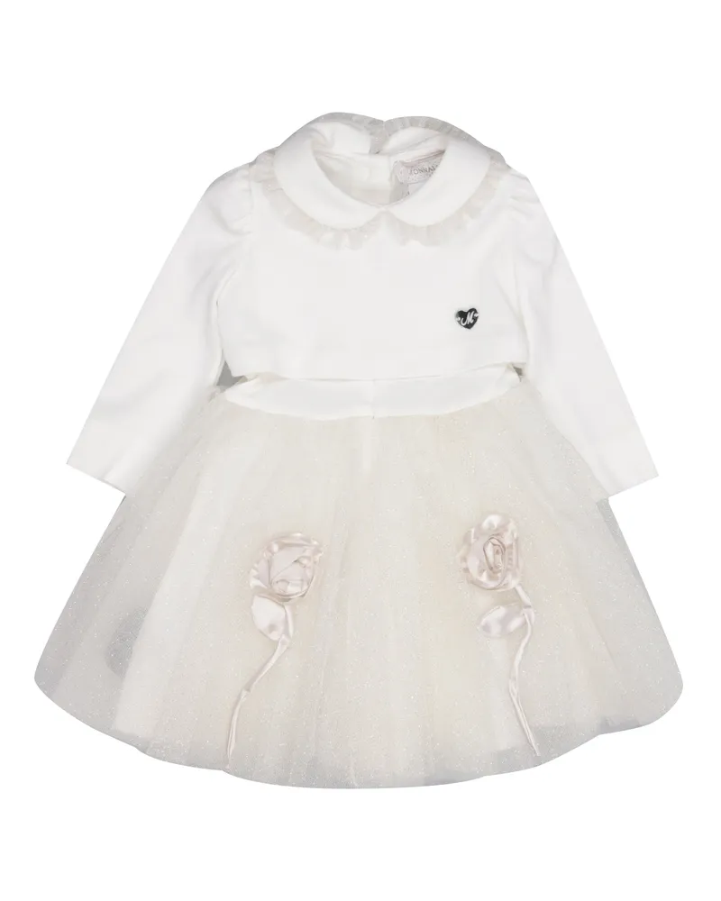 Monnalisa Kleider Elfenbein Ivory