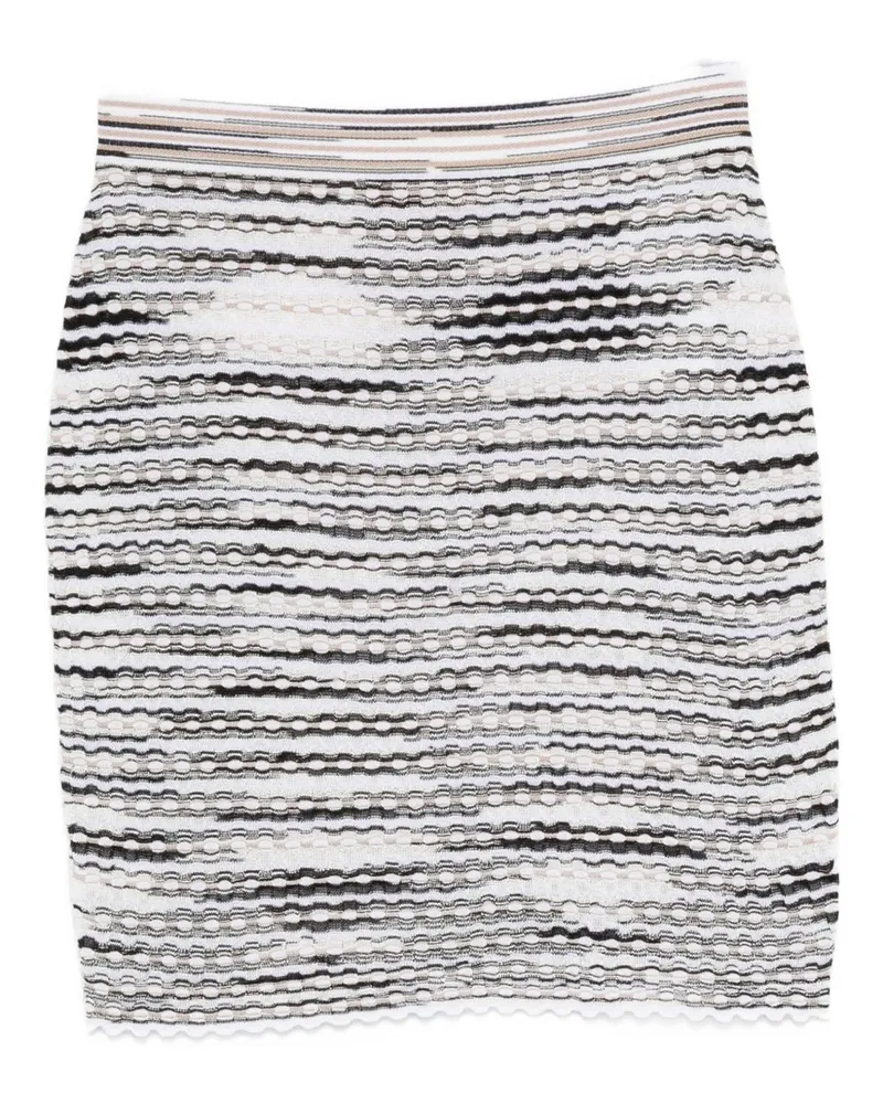 Missoni Wolle Mischrock Beige