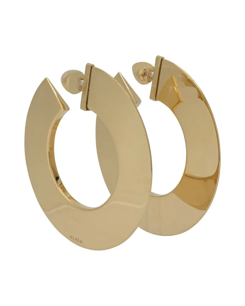 Alaïa Blade“ Creolen Gold