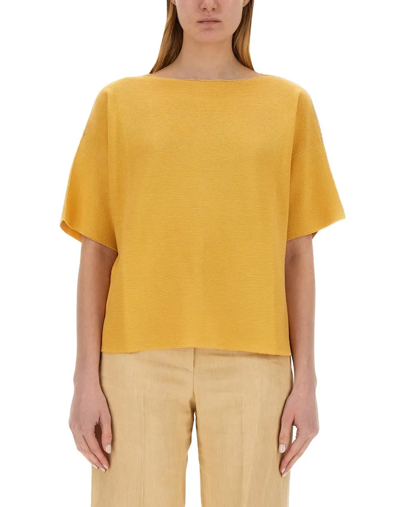 Fabiana Filippi Cotton Tops Orange