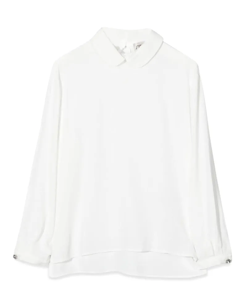 Simonetta Langarmhemd Ivory