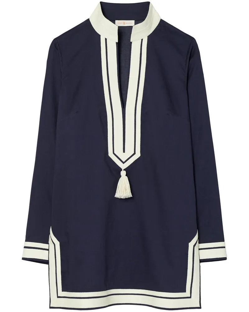 Tory Burch Baumwolltunika von Blue