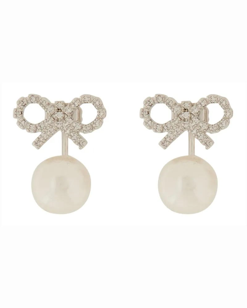 Self-Portrait Selbstporträtohrringe mit Bug Silver