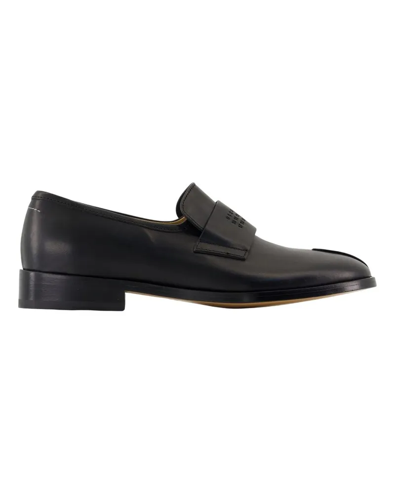 Maison Margiela Slipper  Leder schwarz Black