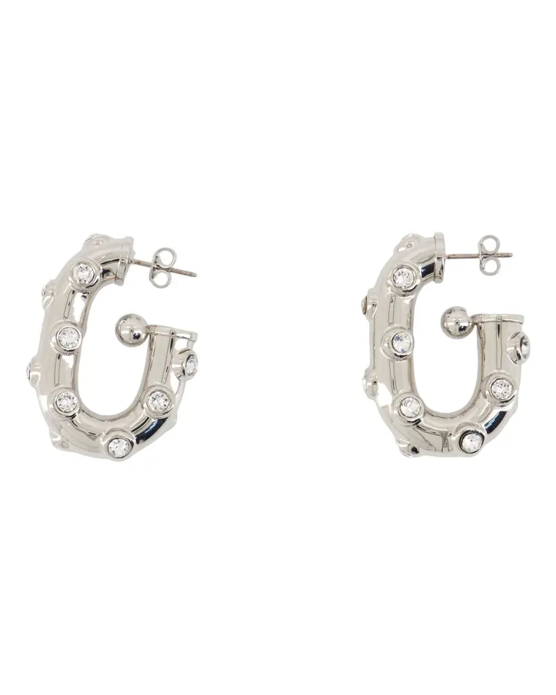 Paco Rabanne Ohrringe  Aluminium Silber Silber