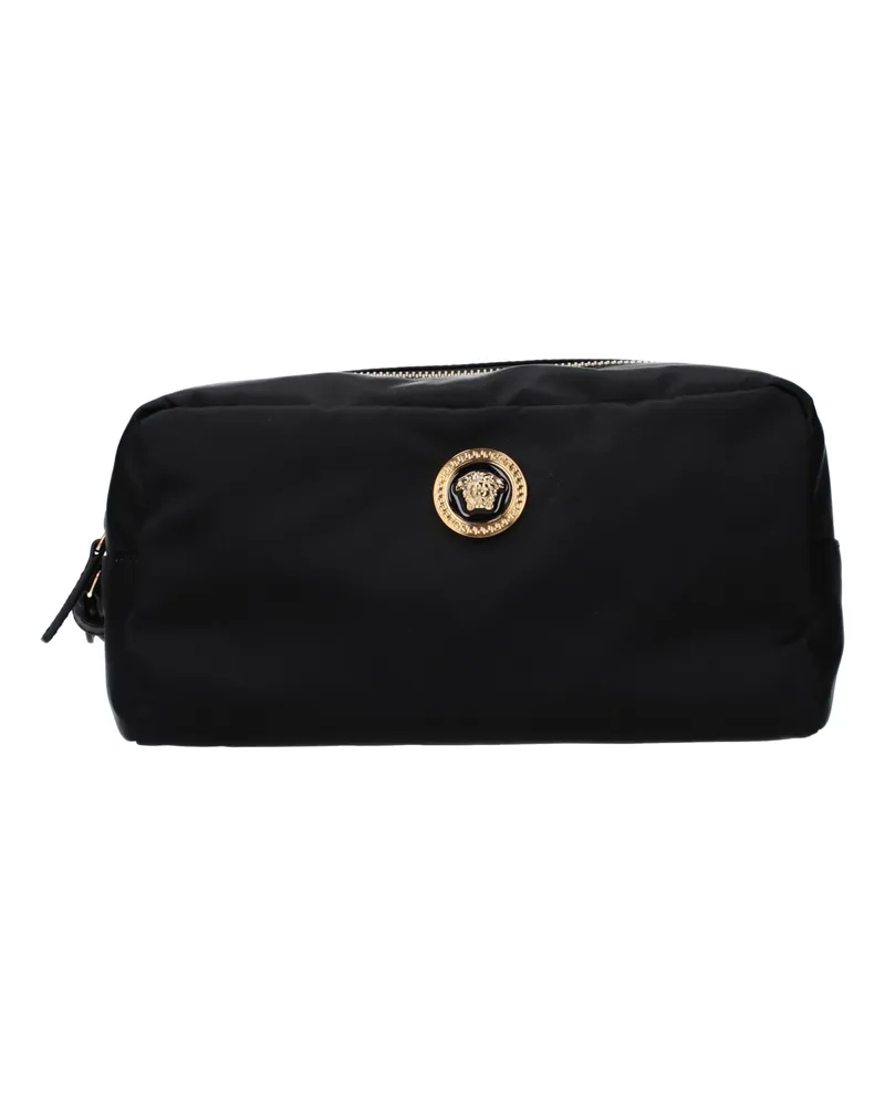 Versace Beauty Case Donna Schwarzer Stoff -