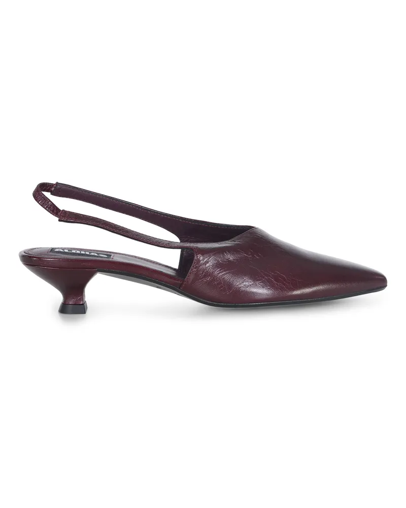 Alohas Décolleté Burgunderleder Purple
