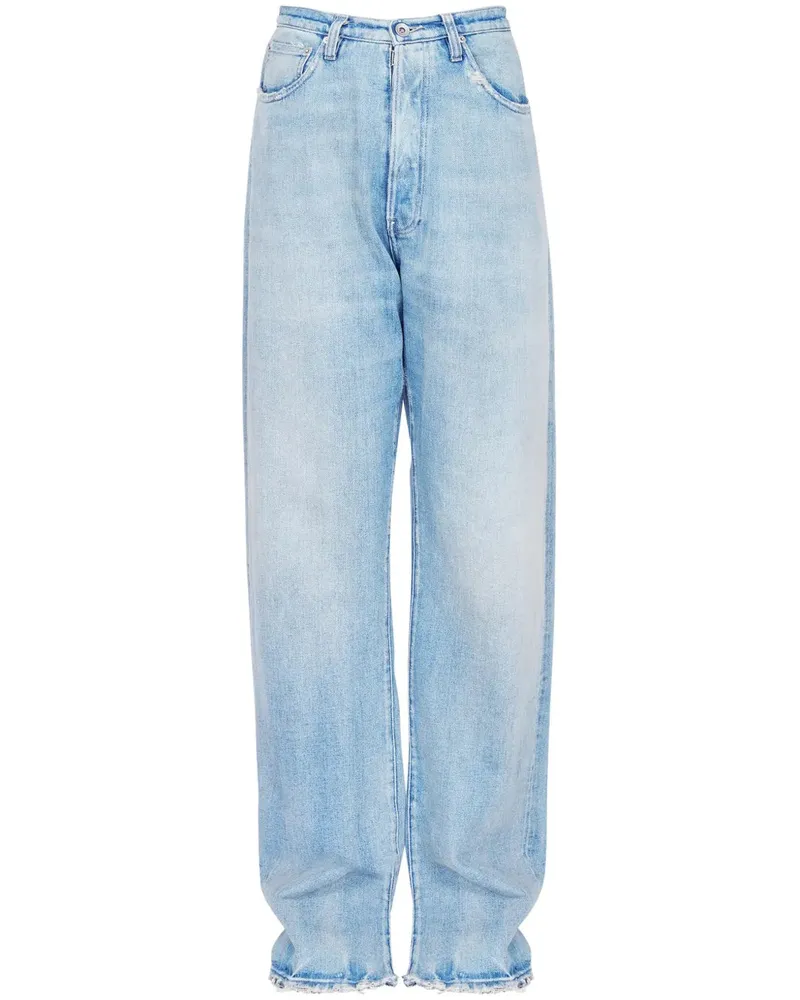 Maison Margiela Jeans mit geradem Bein und Taschen 961