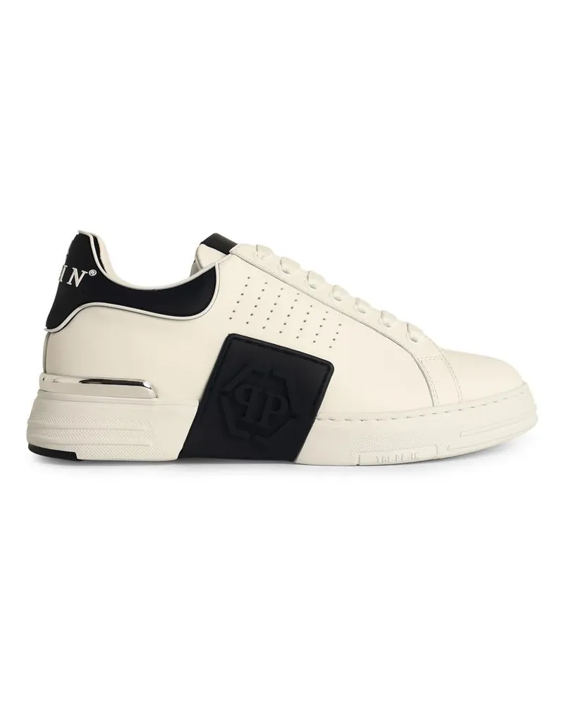 Philipp Plein lo Top Phantom' White Lear Sneakers White