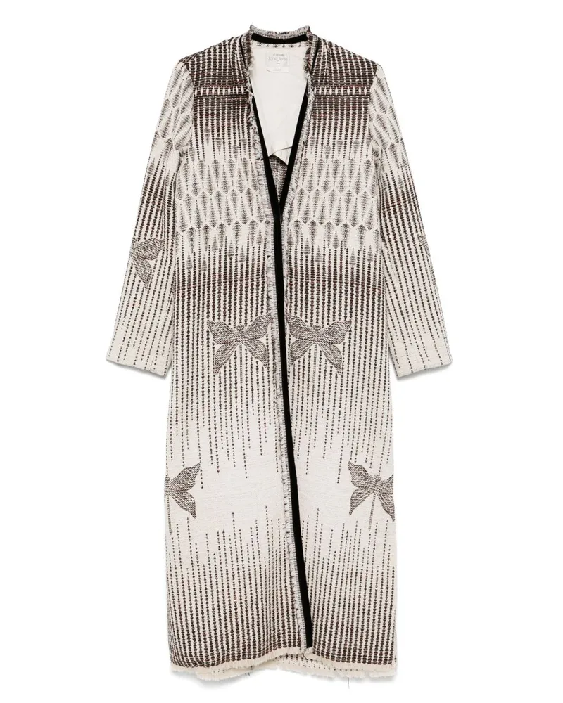 forte_forte Long Coat Cream