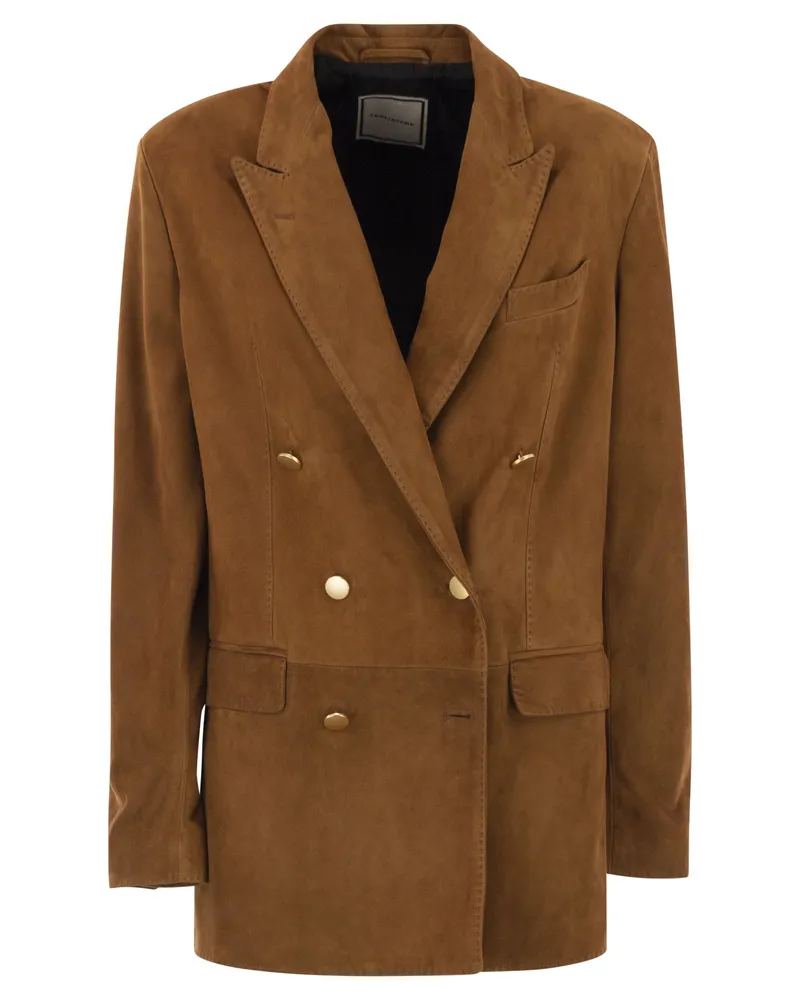 Tagliatore Josie Lammfelljacke Cognac