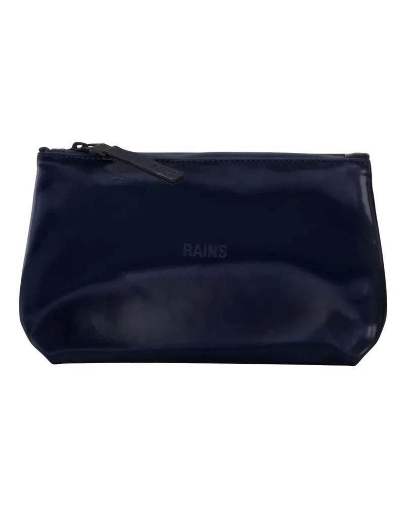RAINS Kosmetische Tasche W3 Beutelregen synthetisches Blau Blau
