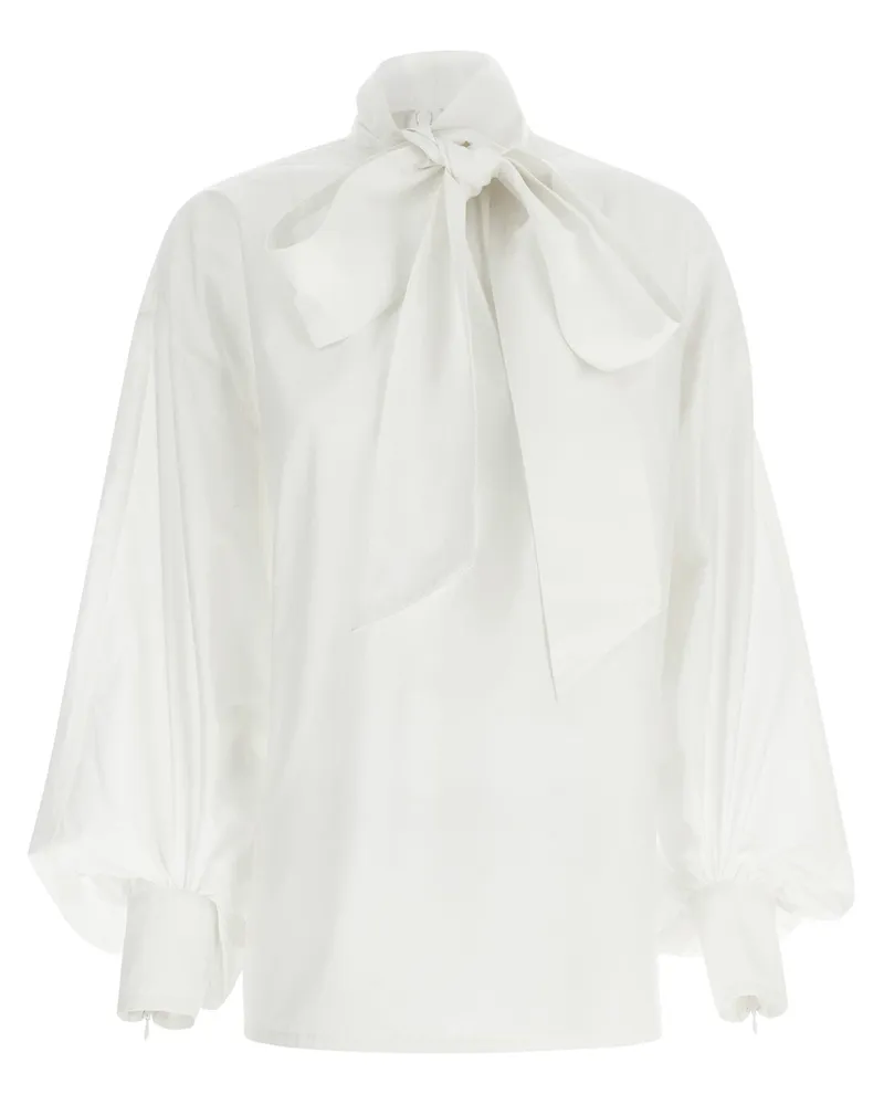 Zimmermann hypnotische Pussybow' Bluse White