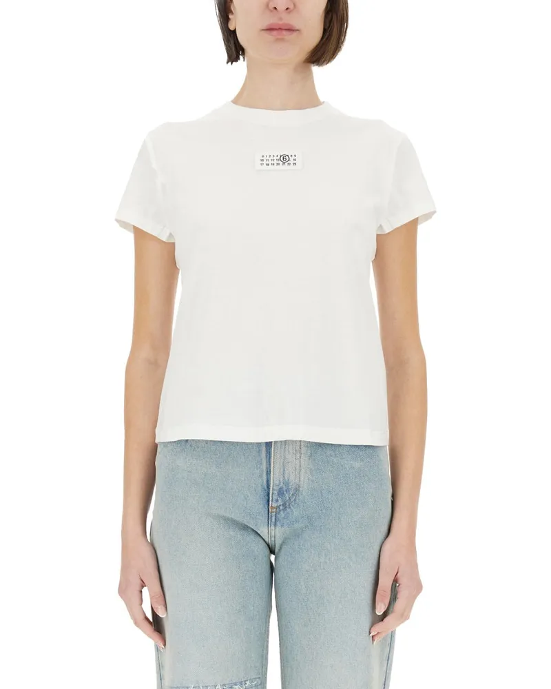Maison Margiela T -Shirt in Cotone White