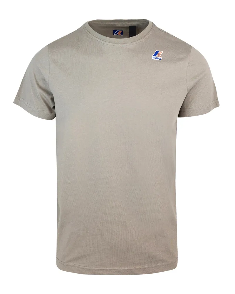 K-Way T -Shirt Le Vrai Edouard Beige Brown