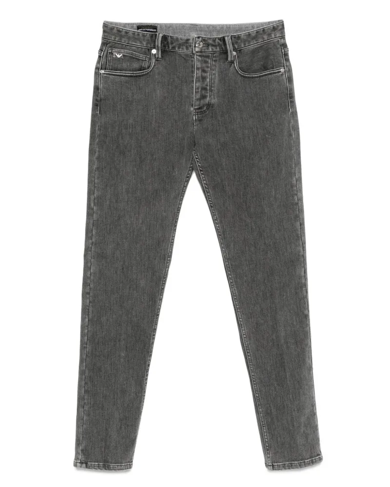 Emporio Armani Denim Cotton Jeans Grey