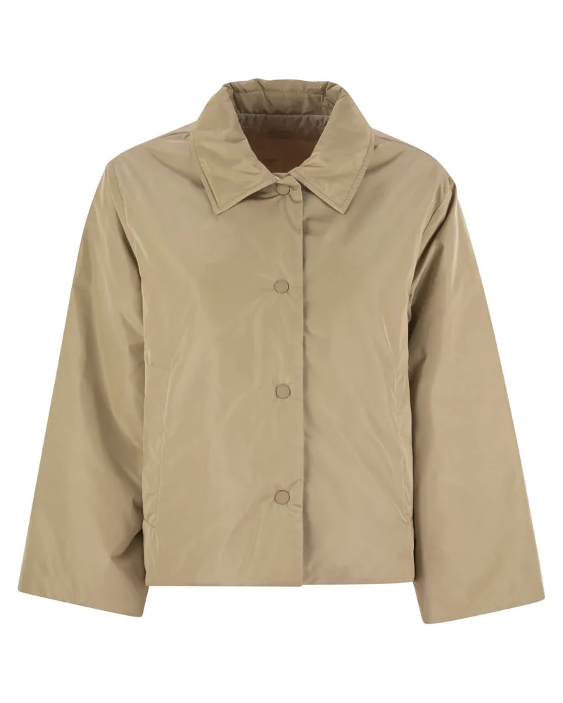 Max Mara Wochenende Max Mara Mimma Reversible Taft -Jacke Beige