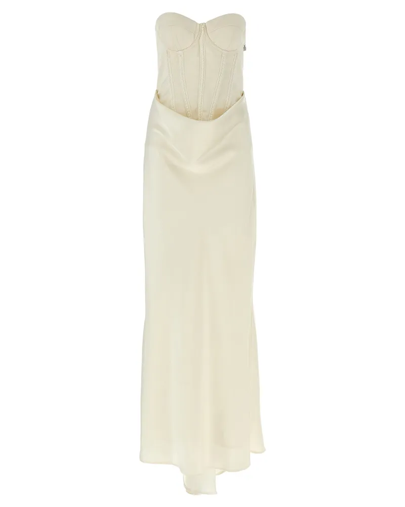 ROTATE Birger Christensen Drehen Sie Birger Christensen Corsett Kleid White