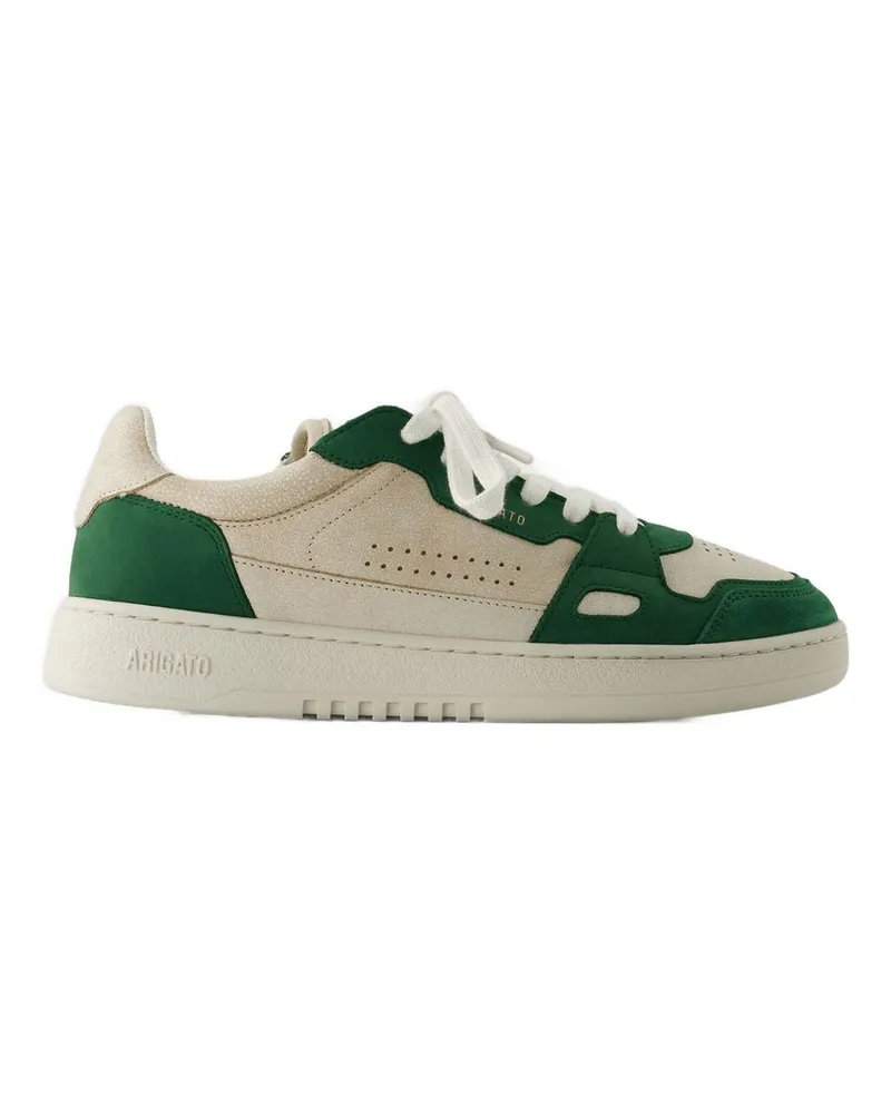 Axel Arigato Würfel lo Sneaker  Leder weiß/Grünkohlgrün White