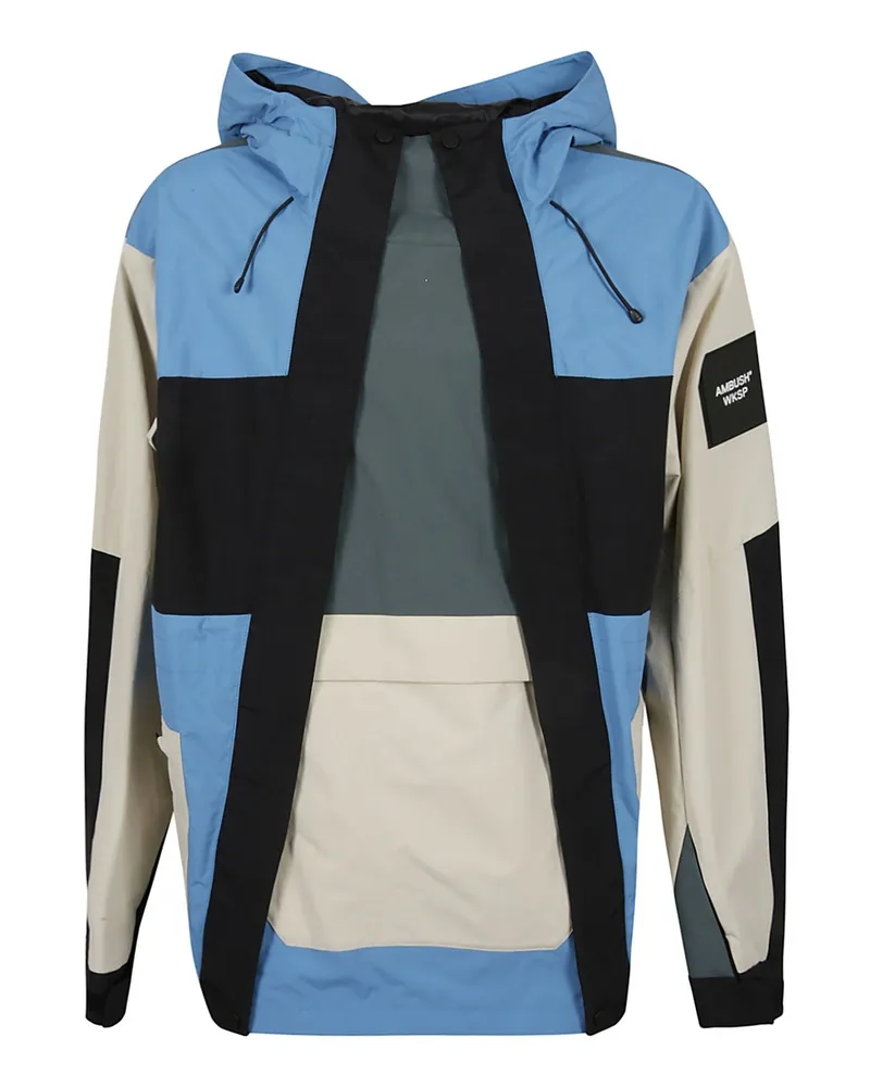 AMBUSH Hinterhaltsblockjacke Blau