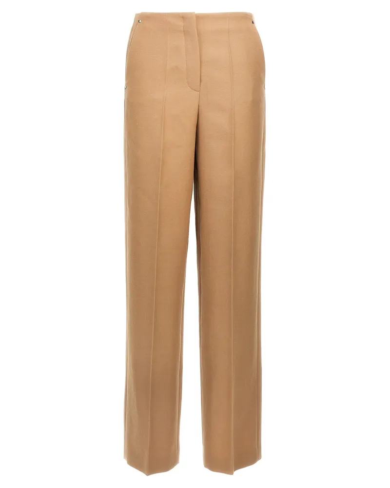 Fendi Grain de Poudre Hosen Braun