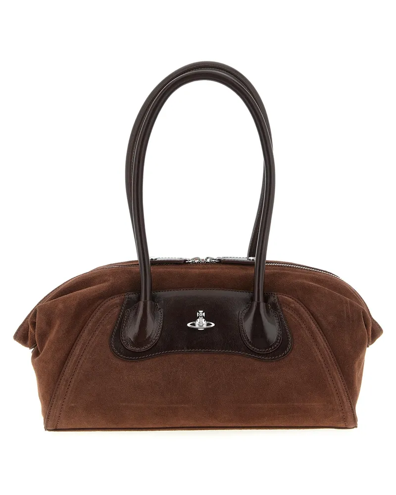 Vivienne Westwood Shirley“ kleine Umhängetasche Brown