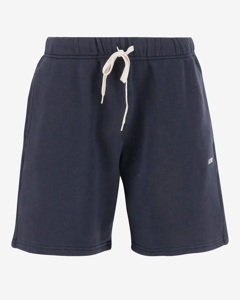 AUTRY Cotton Short Hosen mit Logo Blue