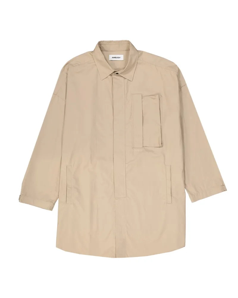 AMBUSH Hinterhalt Baumwollhemd Beige