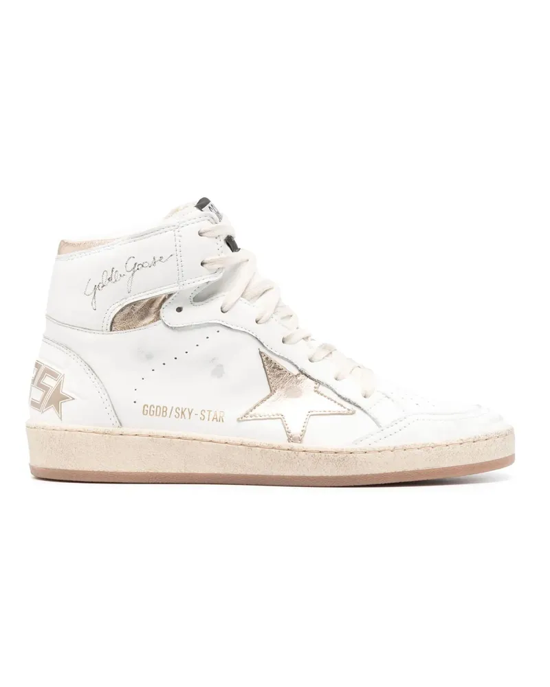 Golden Goose Golden Gänse -Turnschuhe White