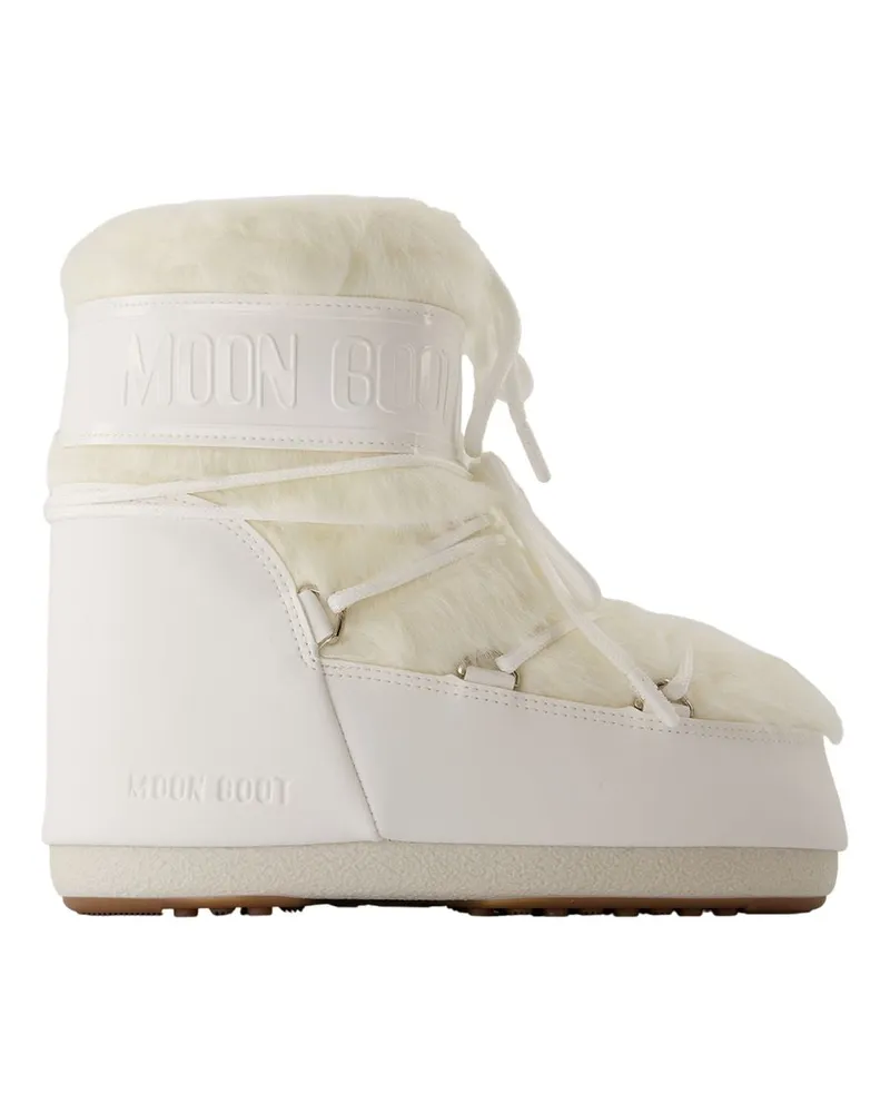 Moon Boot Icon Low Boots  Synthetic White White