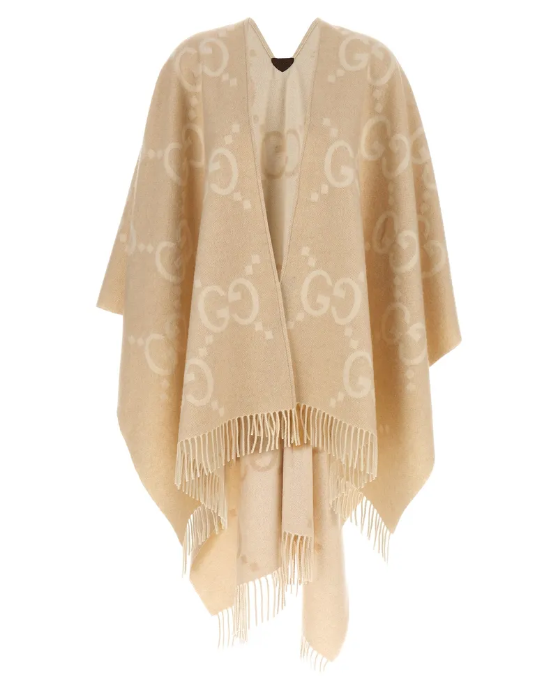 Gucci Wende-Cape „Gg“ von Beige