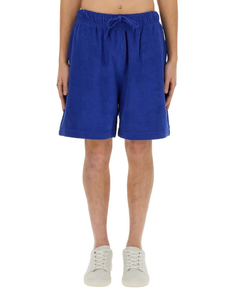Burberry Cotton Bermuda Shorts Azure