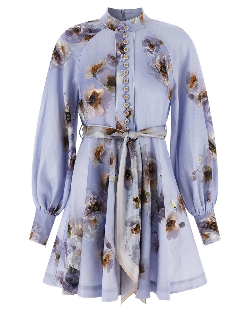 Zimmermann Hypnotic Buttoned' Kleid Light