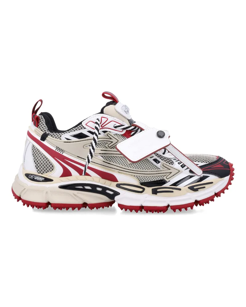 OFF-WHITE Aus weißen Turnschuhen Sand