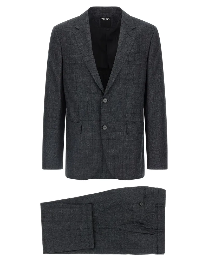 Ermenegildo Zegna Wollkleid Einhundertzwanzigtausend Gray