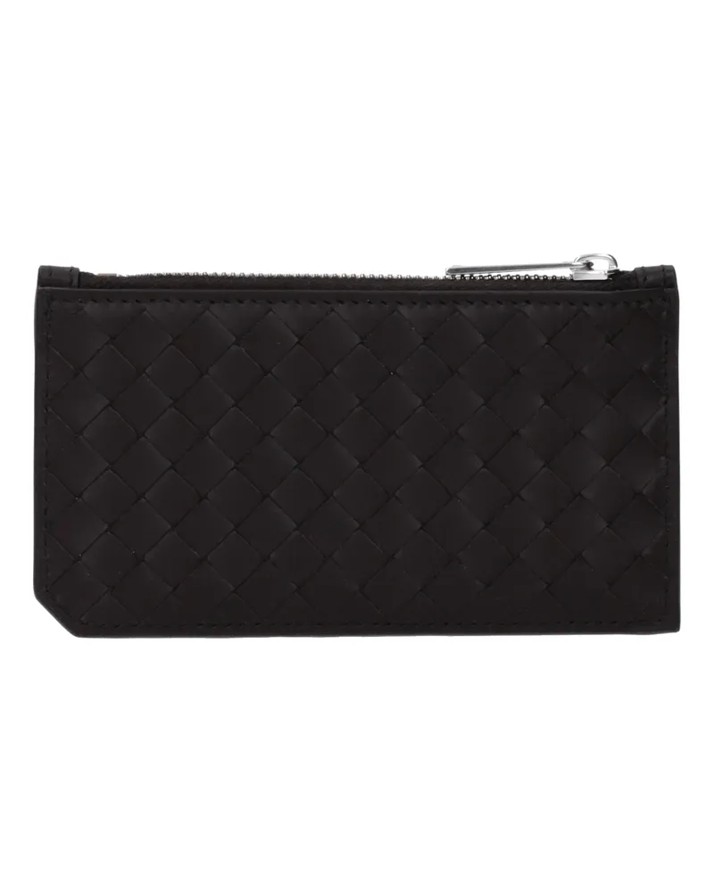 Bottega Veneta Dokument Halter Mann braune Leder/dunkle Schokolade -