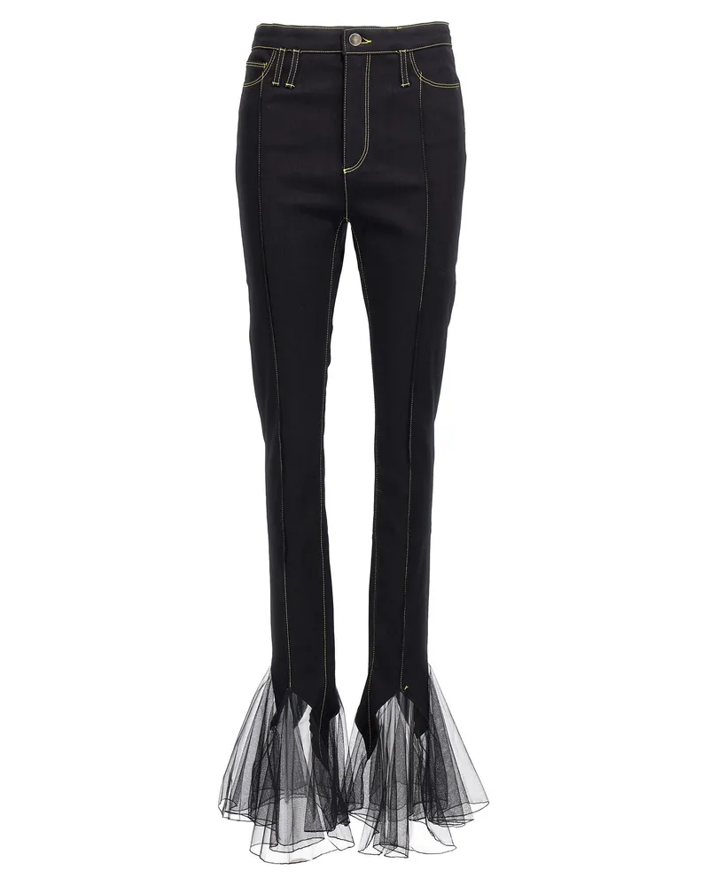 Nensi Dojaka Tulle' Jeans Black