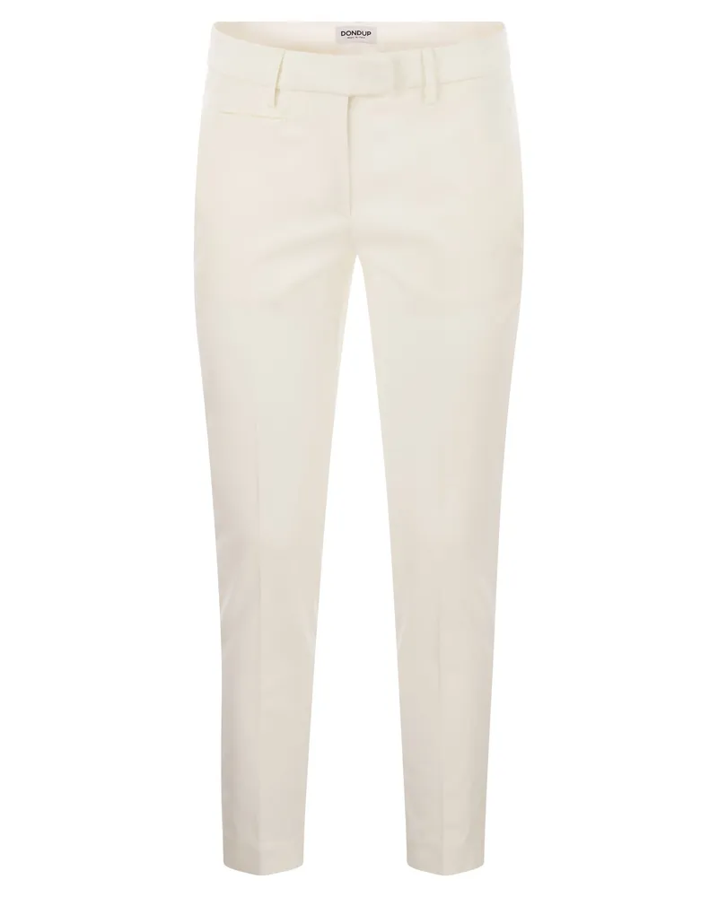 Dondup Perfect Slim Fit Stretchhose Weiss