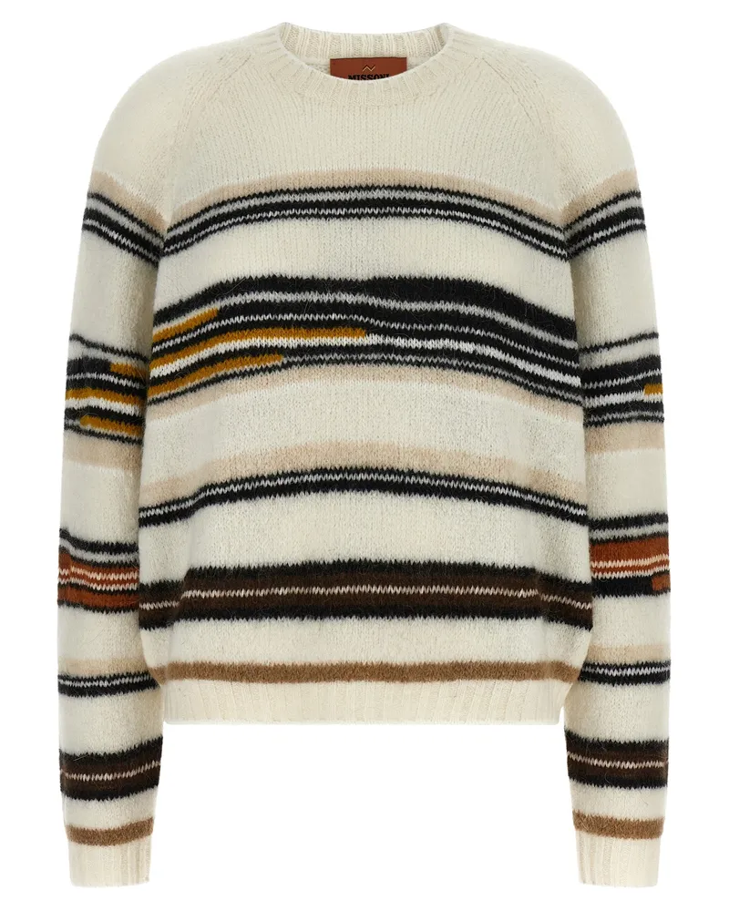 Missoni Stripes Intarsia -Pullover White