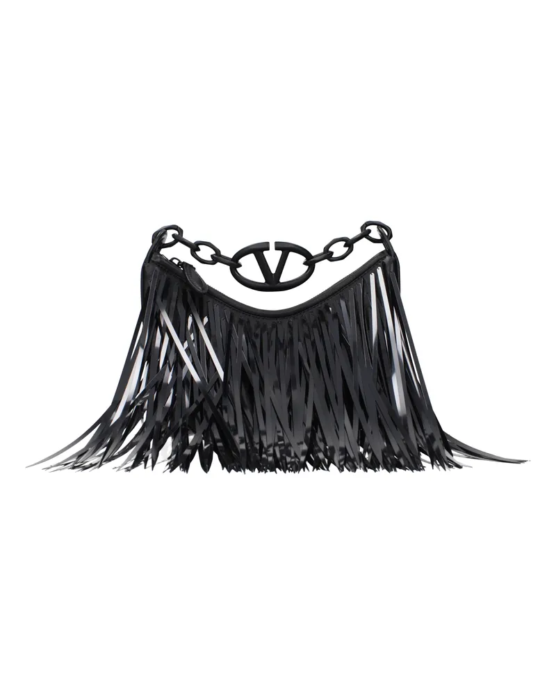 Valentino Garavani Damens Handtaschen aus schwarzem Leder -