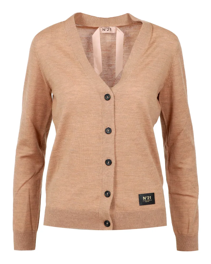 N° 21 Nr. 21 Pullover braun Brown