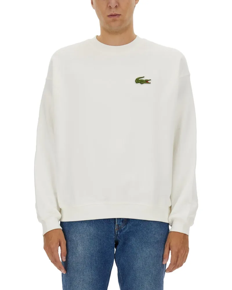 Lacoste Sweatshirt mit Logo White