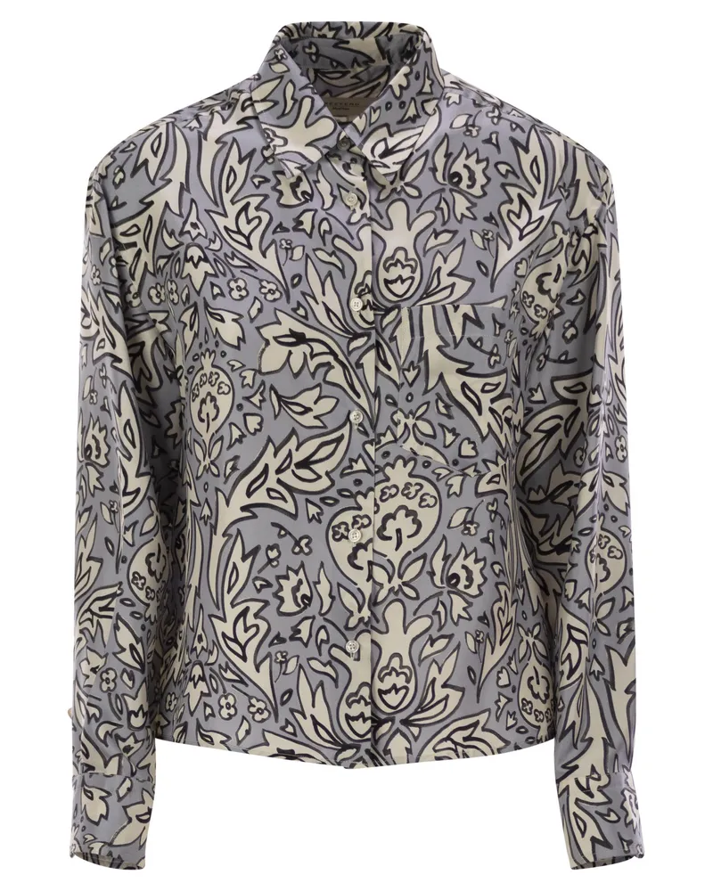 Max Mara Wochenende Max Mara Enfasi Seiden -Twill -Hemd Lilac