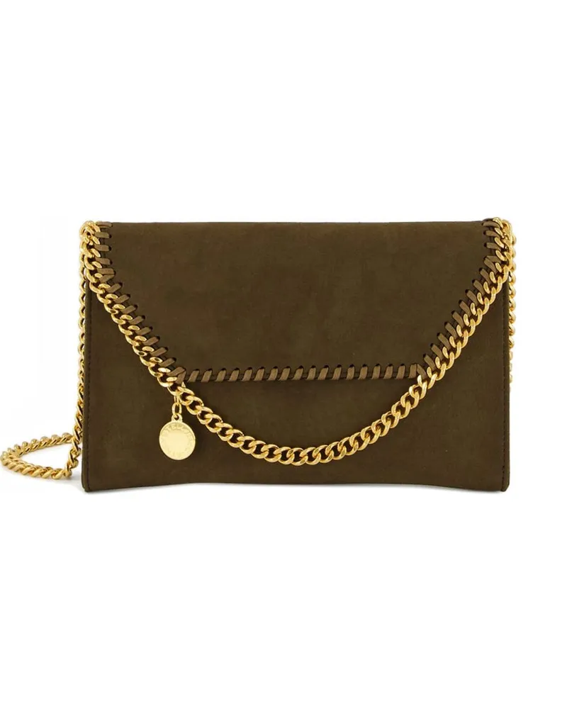 Stella McCartney Falabella Geldbörse mit Kette Brown