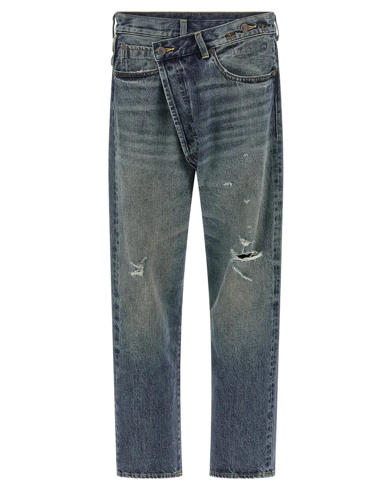 R13 Crossover' Jeans Blue